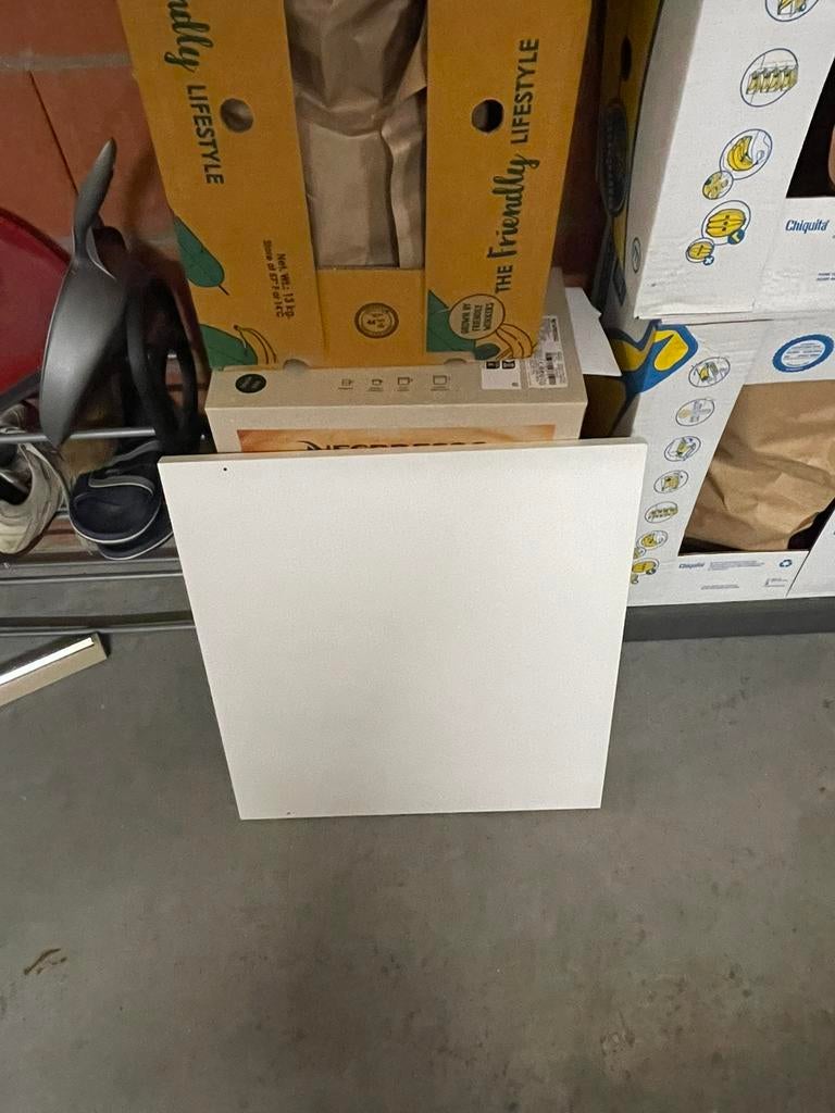 Witte Legplank   57 cm X 50,5 cm, Doe-het-zelf en Bouw, Ophalen of Verzenden, Nieuw, Plank