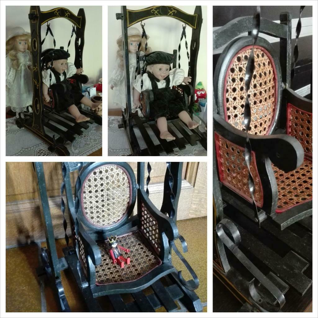 nr42)Vintage schommel voor pop, Enlèvement ou Envoi