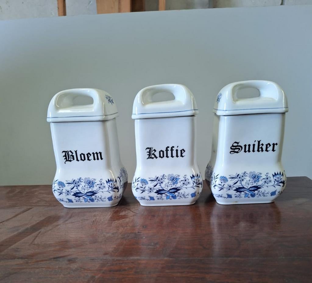 Porseleinen voorraadpotten, Antiek en Kunst, Ophalen