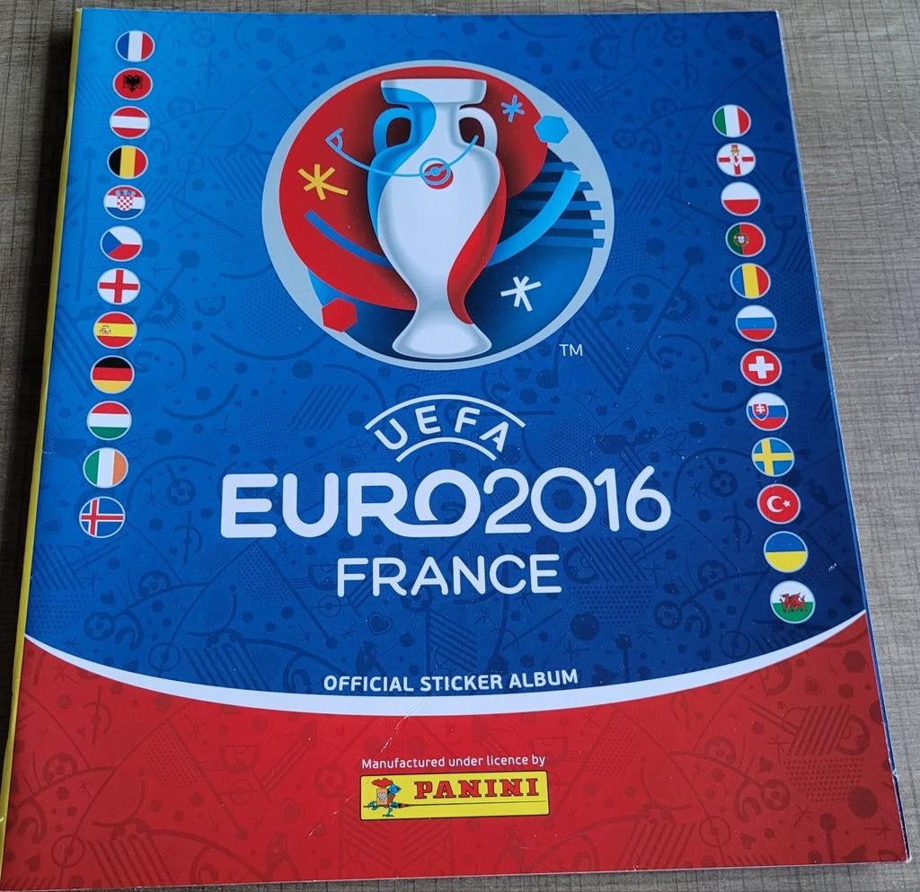 Panini stickeralbum: Euro France 2016, Enlèvement ou Envoi, Utilisé, Livre ou Revue