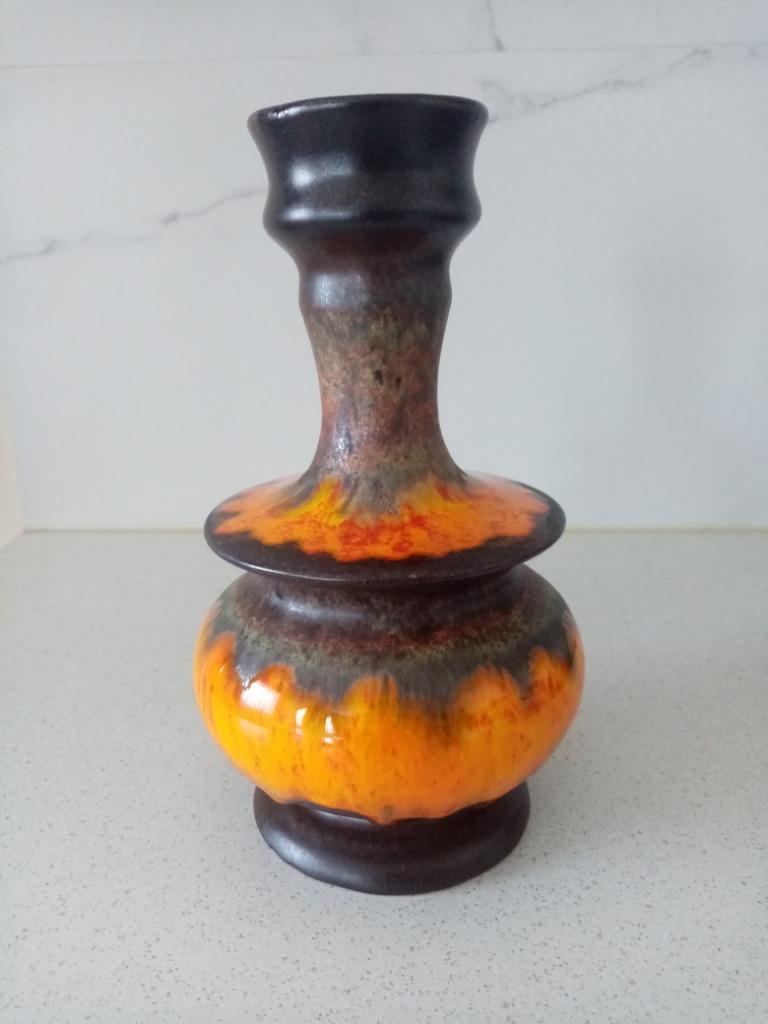 Vase céramique Allemand by Walter Gerard 70s (25cm), Antiquités & Art, Enlèvement ou Envoi