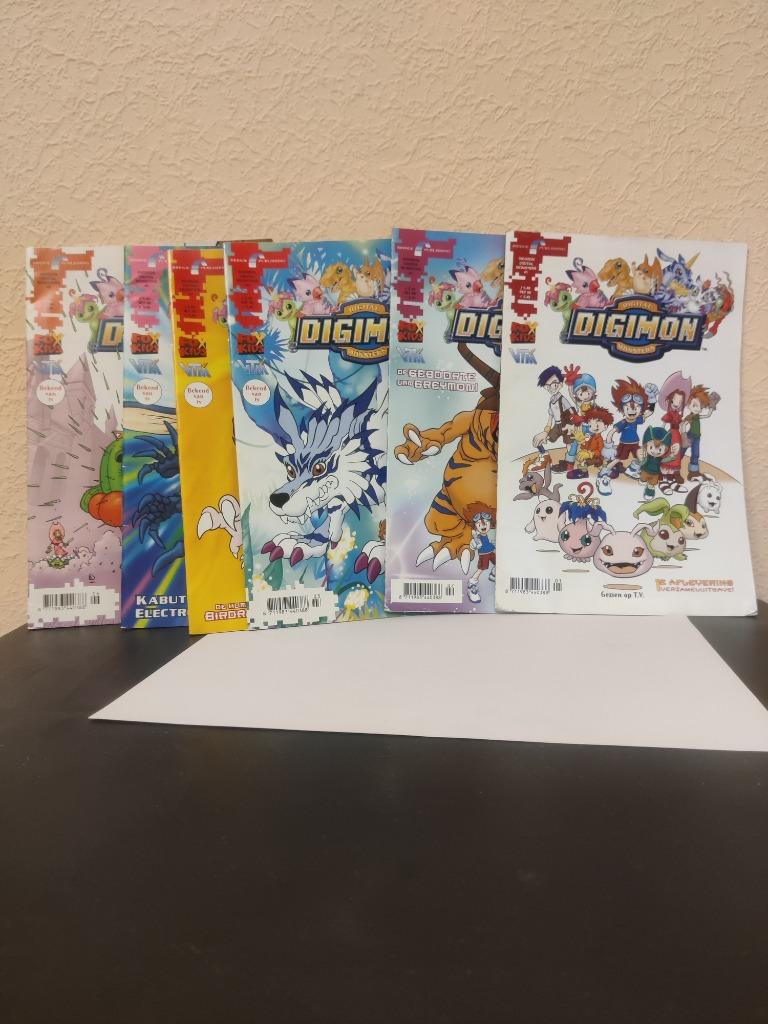 Digimon magazines 1-6, Plusieurs comics, Enlèvement ou Envoi, Utilisé