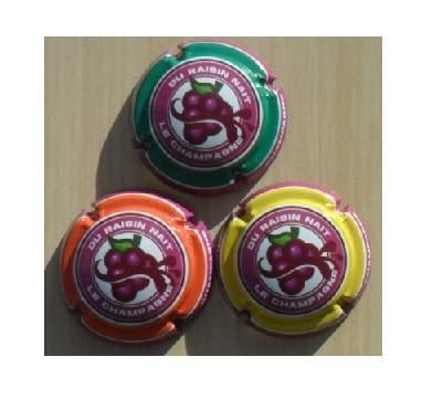 Champagne capsules - Generieken "Du raisin nait ."(GA 10), Envoi