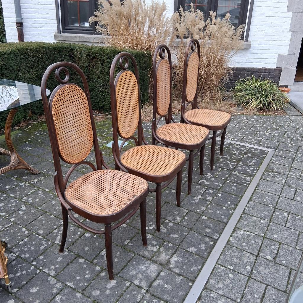 4 Thonet stoelen - model Lange Jan, Antiek en Kunst, Ophalen of Verzenden