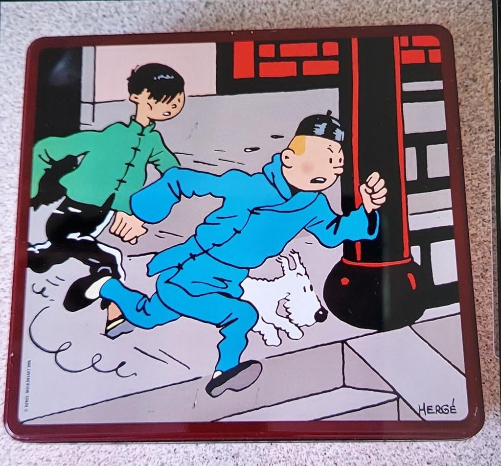 Boîte métal tintin, Collections, Enlèvement ou Envoi, Tintin, Comme neuf