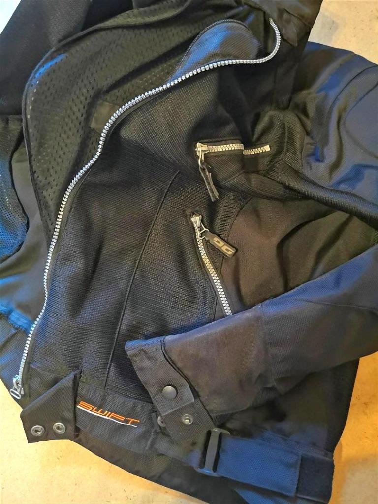 Blouson Veste moto Marque DG / Taille L / Comme neuf, Motos, Enlèvement ou Envoi, Hommes, Manteau | tissu, D&G