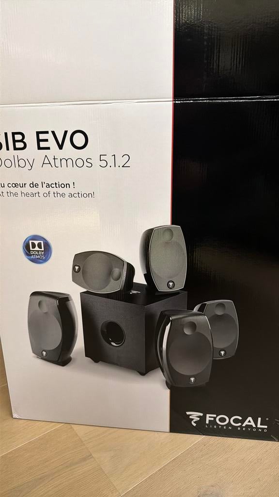 Focal Sib Evo Dolby Atmos 5.1.2 surround boxen, Audio, Tv en Foto, Luidsprekerboxen, Nieuw, Complete surroundset, Ophalen