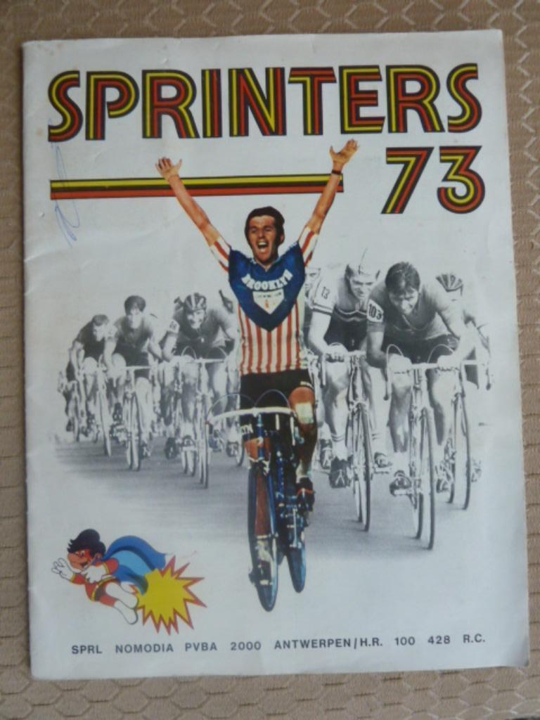 Album cyclistes SPRINTERS '73 : 106 images sur 250, Nomodia., Enlèvement ou Envoi, Comme neuf, Plusieurs autocollants