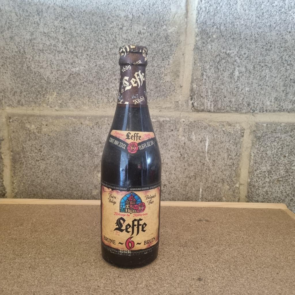 Bouteille de bière Leffe brune -6- bruin, Enlèvement ou Envoi, Utilisé, Bouteille(s), Leffe