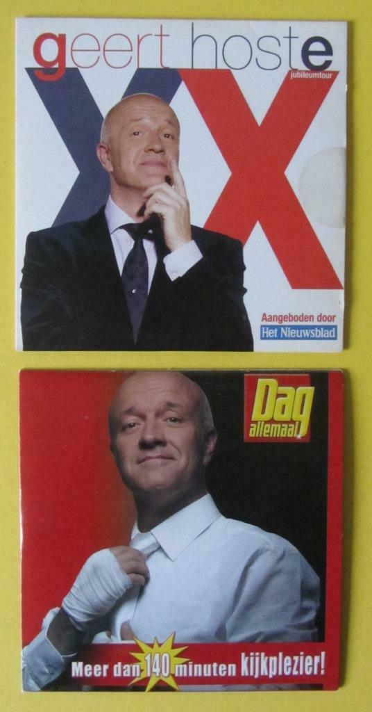 Geert Hoste - Set van 2dvd's - Nieuw !, Cd's en Dvd's, Alle leeftijden, Ophalen of Verzenden, Nieuw in verpakking, Stand-up of Theatershow