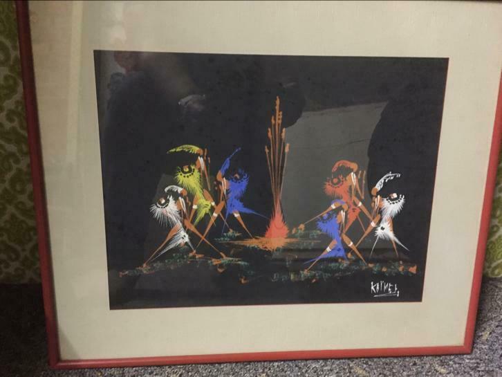 Retro Afrikaanse kunst, Enlèvement