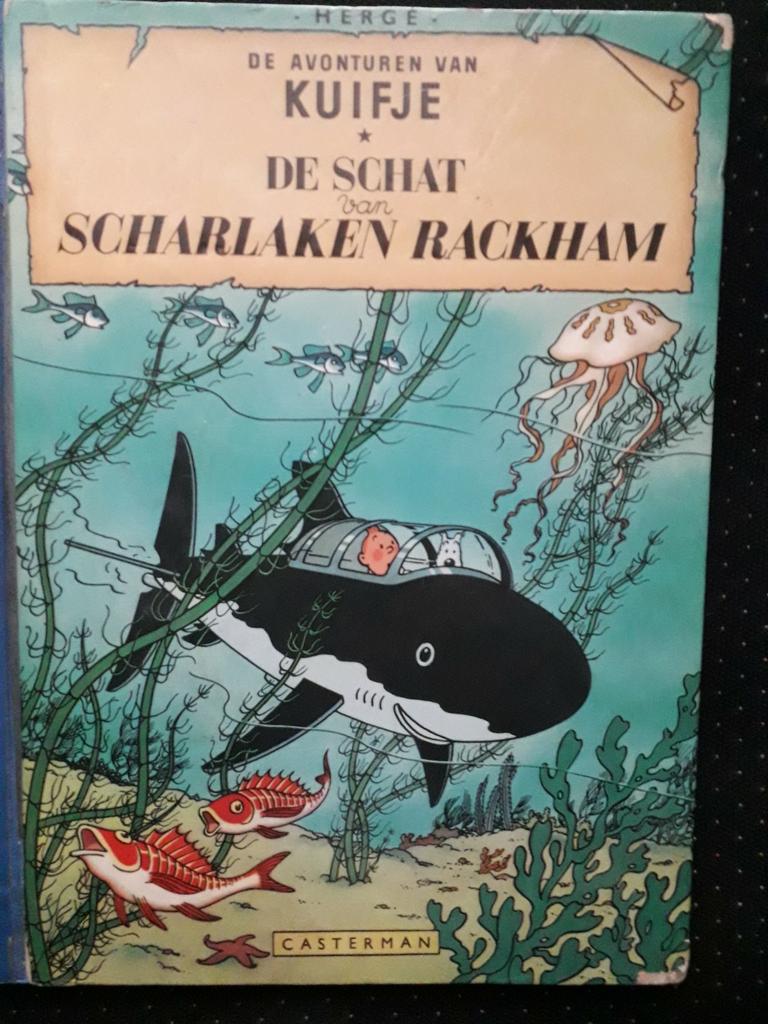 Hergé -  De schat van scharlaken rackham HC KUIFJE, Boeken, Ophalen of Verzenden, Gelezen, Hergé