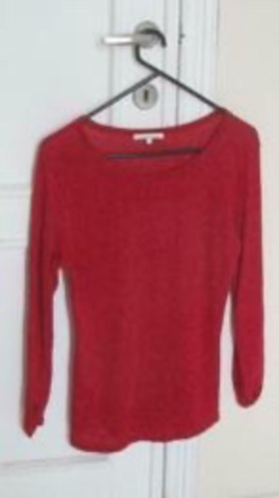 rue blanche linnen t- shirt lange mouwen maat 1, Rouge, Enlèvement ou Envoi, Taille 36 (S), Comme neuf