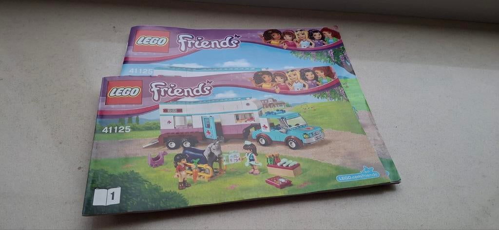 Lego friends 41125 paardendokter met trailer, Ophalen of Verzenden, Lego