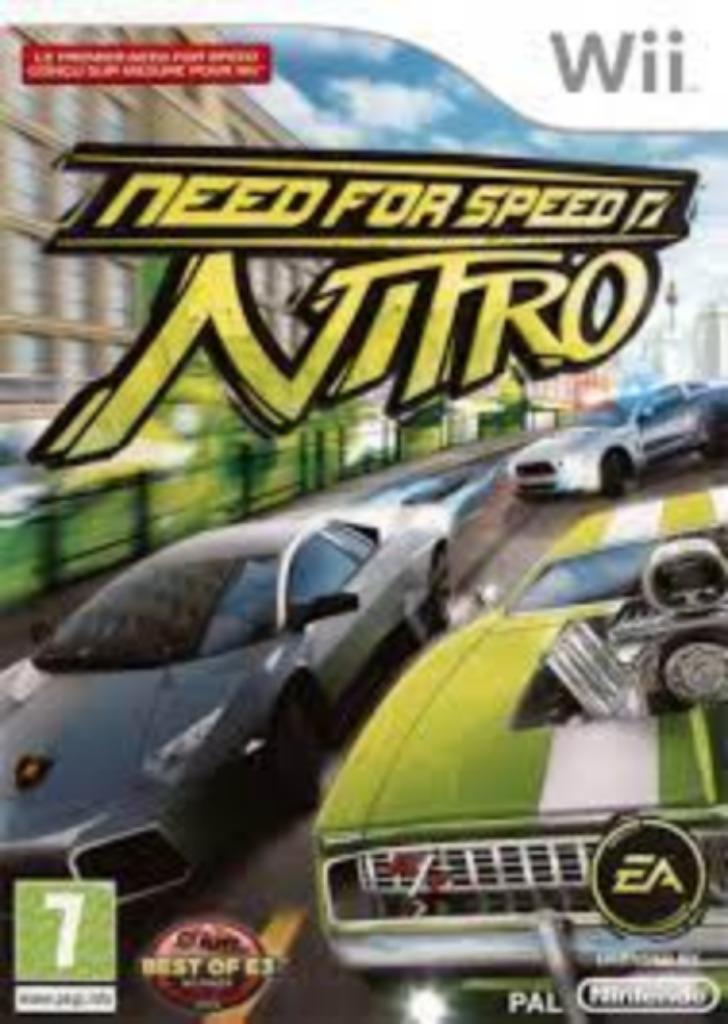 Need for Speed Nitro (Wii)., Gebruikt, Racen en Vliegen, Ophalen of Verzenden, 3 spelers of meer