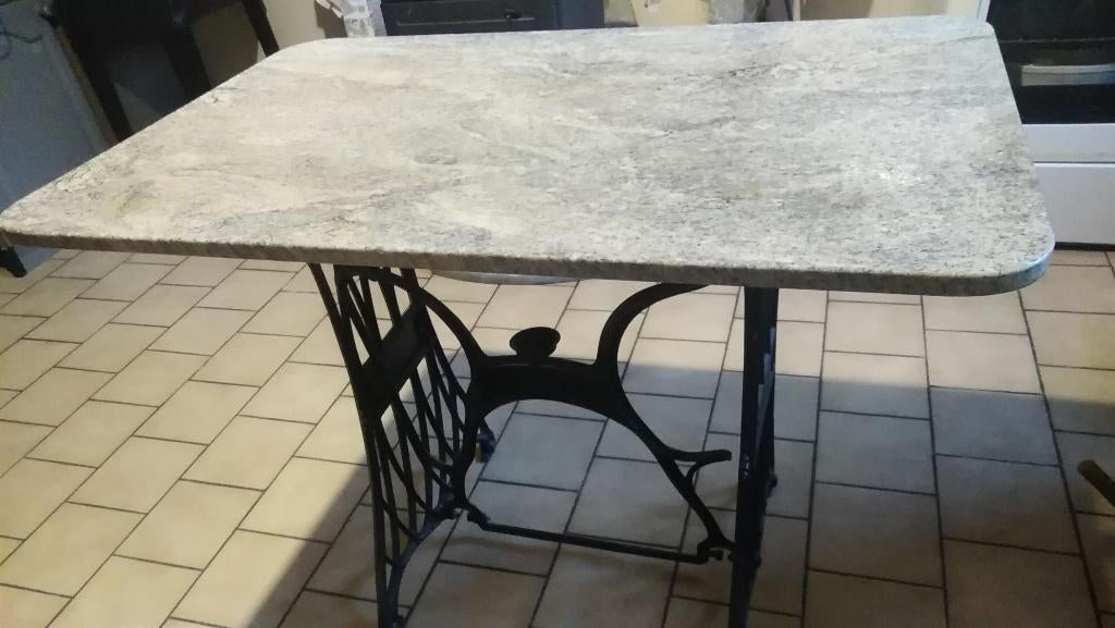 Table cuisine, Quatre personnes, Vintage, 50 à 100 cm, Comme neuf