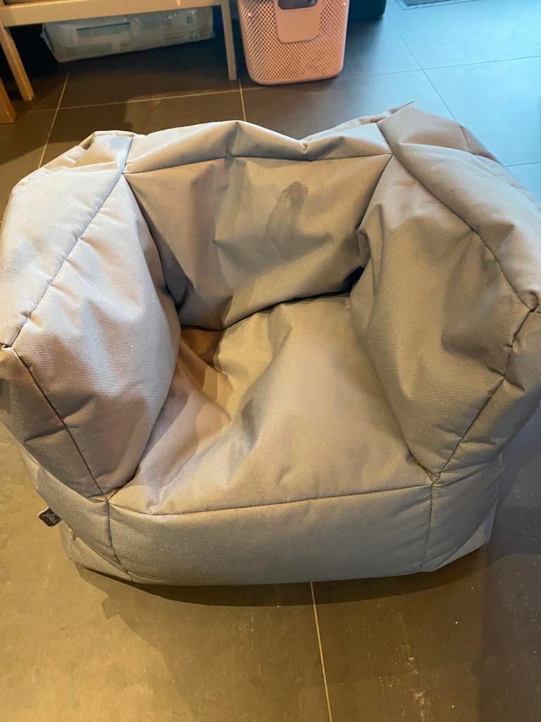 Jollein beanbag storm grey, Enlèvement, Utilisé, Pouf