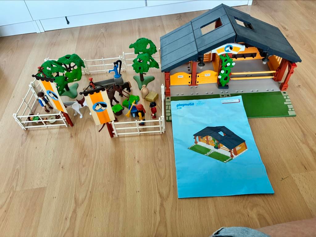 Playmobil paarden pony manege nr 3120  - compleet, Ophalen, Zo goed als nieuw