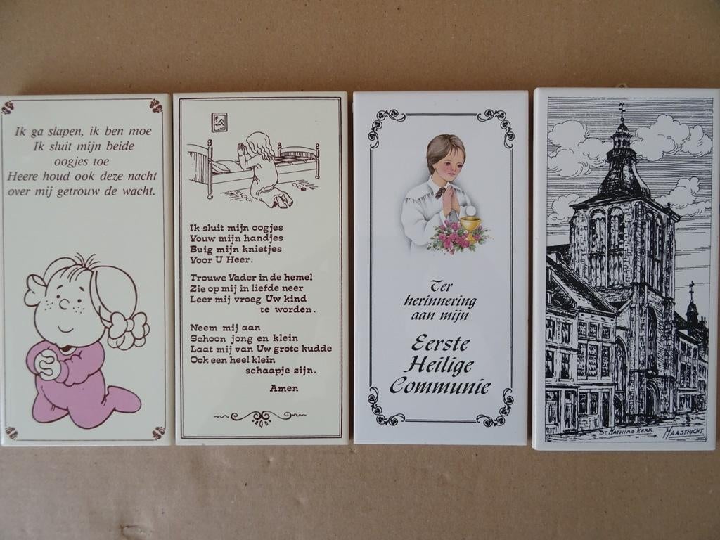 Collectie vintage religieuze tegels Mosa 19 euro per stuk, Ophalen of Verzenden