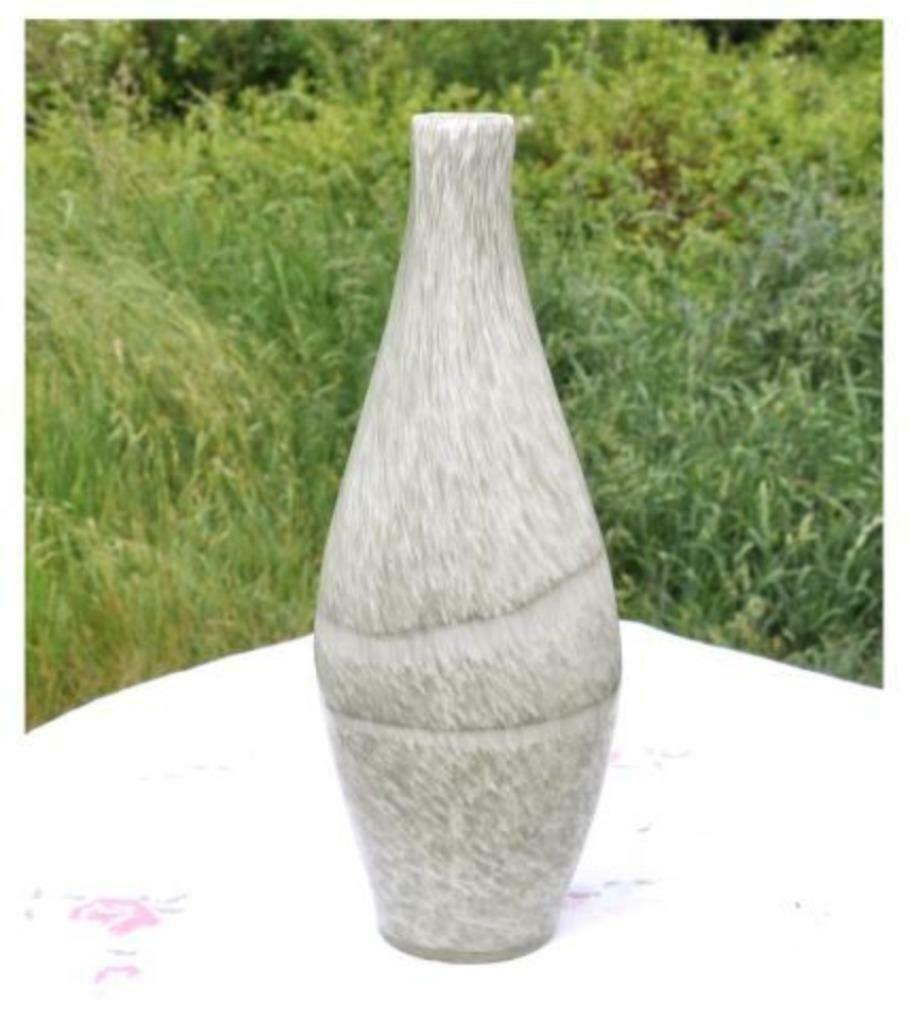 §vase moderne en verre multi couche, Enlèvement ou Envoi, Utilisé, Vert, Verre