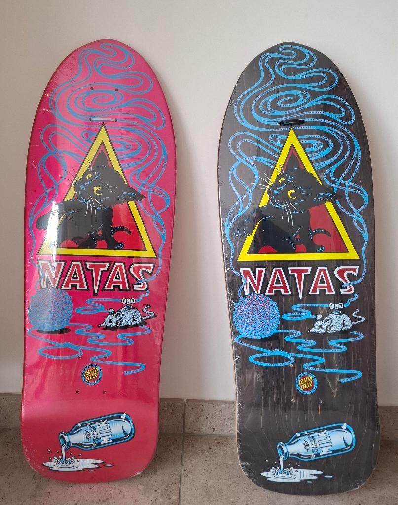Natas Kitten Black & pink Santa Cruz SMA, Sport en Fitness, Skateboarden, Ophalen, Nieuw
