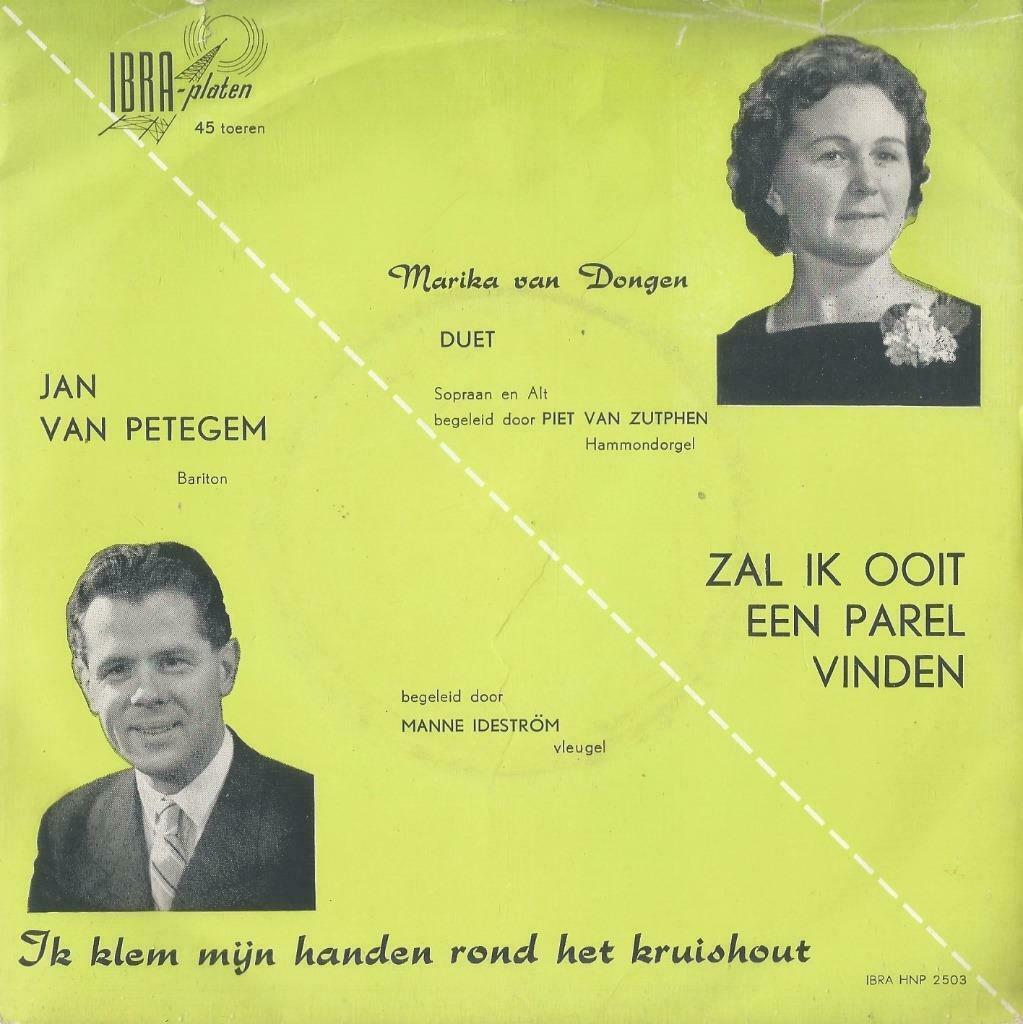 Marika van Dongen – Zal ik ooit een parel vinden - Single, Cd's en Dvd's, Ophalen of Verzenden, Gebruikt, Nederlandstalig