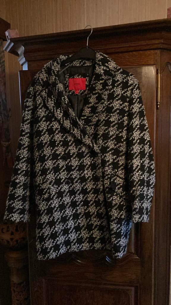 Warme jas, Kleding | Dames, Jassen | Winter, Ophalen, Mango, Zwart, Maat 42/44 (L)