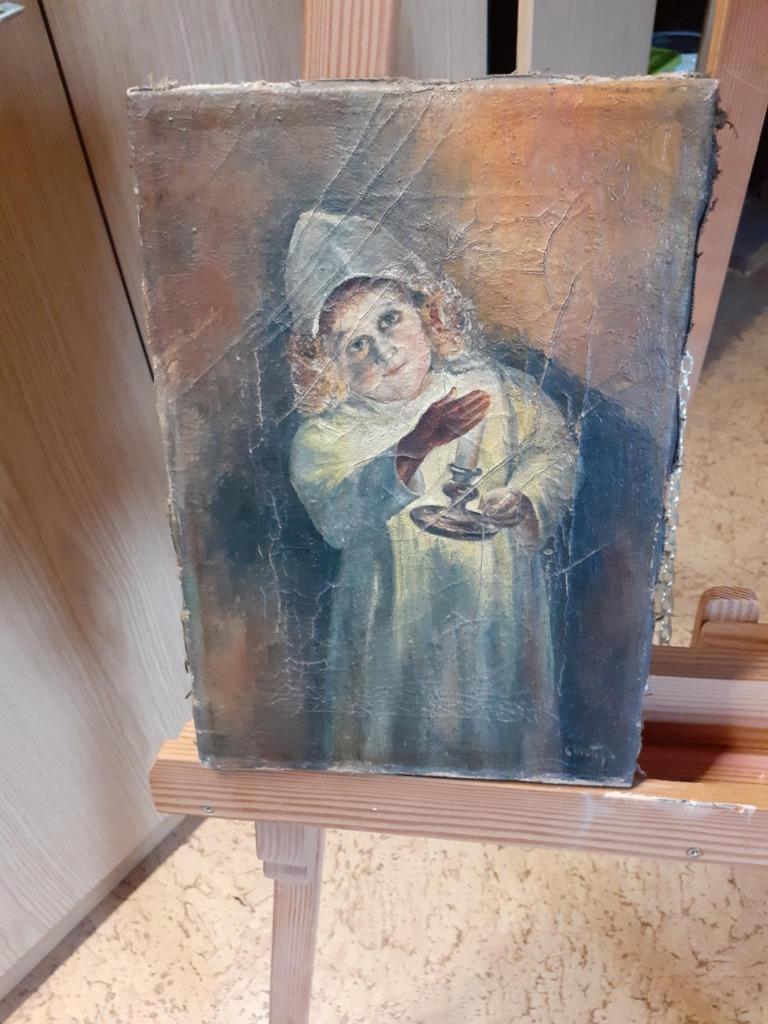 Schilderij WOUTERS, Enlèvement