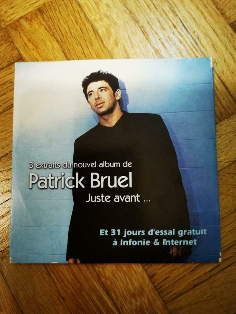 Patrick Bruel rare CD 3 titres, Enlèvement