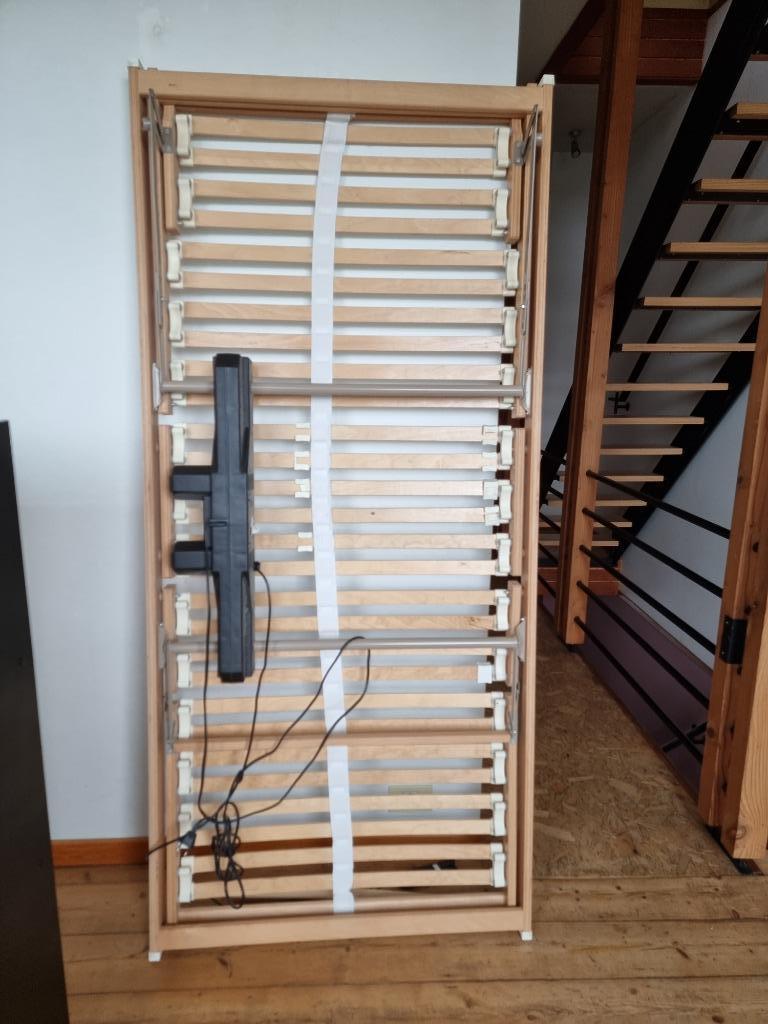 lattoflex met instelbare hoogte, Ophalen, Verstelbaar, 90 cm, Eenpersoons