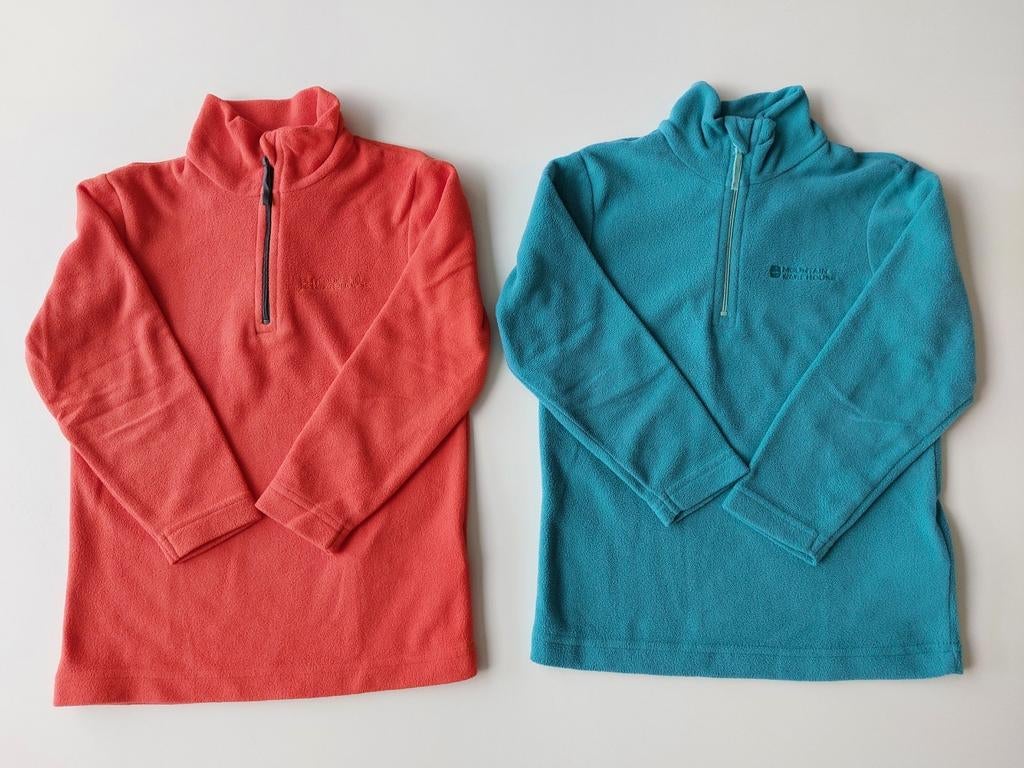 2 x fleece van Mountain Warehouse - maat 3/4 jaar, Gebruikt, Jongen of Meisje, Trui of Vest, Mountain Warehouse