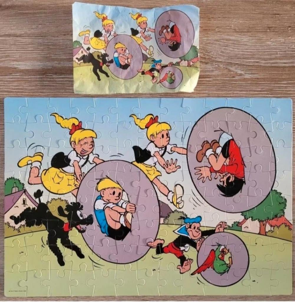 Jommeke: grote puzzel, Verzamelen, Ophalen of Verzenden, Overige figuren, Gebruikt, Overige typen
