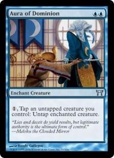 Aura of Dominion - CHK - MTG - BIJNA NM, Ophalen of Verzenden