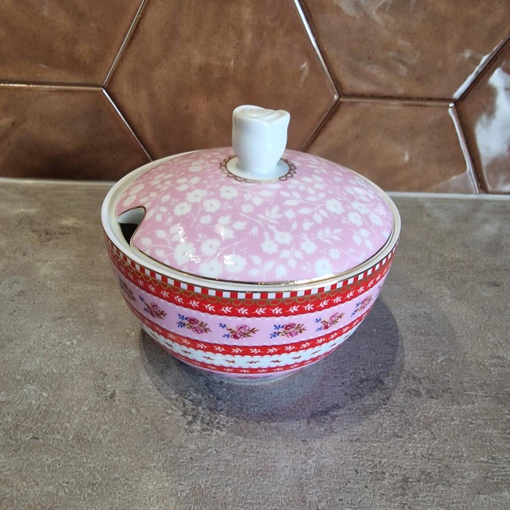 Roze suikerpot Pip Studio, Ophalen of Verzenden, Nieuw, Porselein, Overige typen