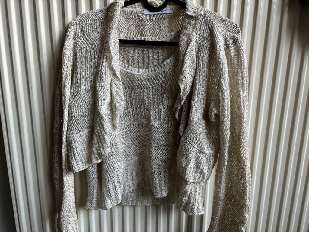 Natan twinset goud/beige, Natan, Enlèvement ou Envoi, Comme neuf, Beige