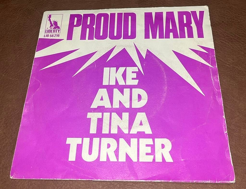 Ike and Tina Turner - Proud Mary - 7” vinyl single - FR pers, Ophalen of Verzenden, Gebruikt