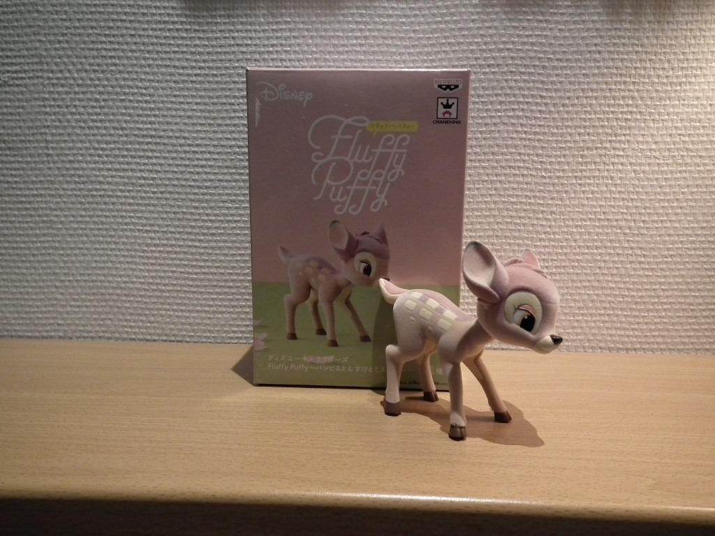 Bambi-figuur (Disney Fluffy Puffy-personages), Verzenden, Bambi of Dumbo, Nieuw, Beeldje of Figuurtje