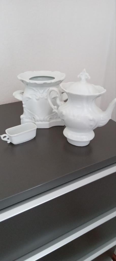 Porselein theepot, Ophalen