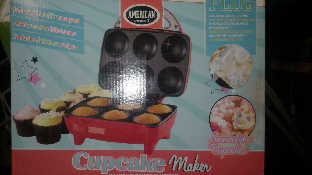 splinternieuwe cupcake maker / machine American Originals, Hobby en Vrije tijd, Taarten en Cupcakes maken, Ophalen, Nieuw, Cupcakes