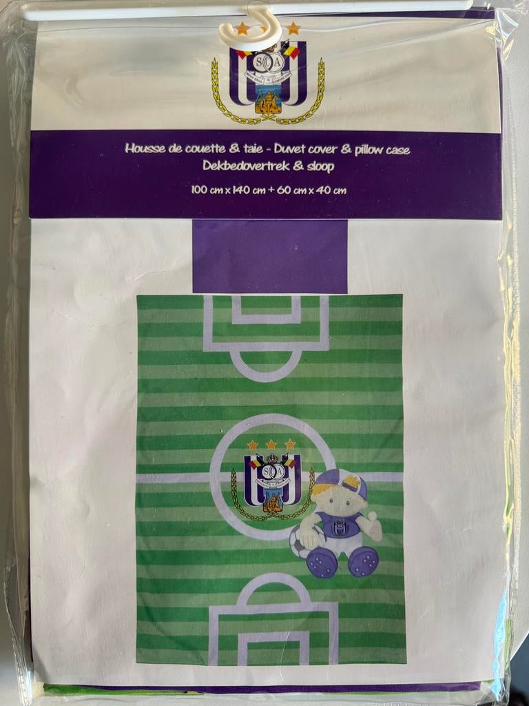 RSCA KETJE dekbedovertrek & sloop, Ophalen, Eenpersoons, Nieuw, Paars