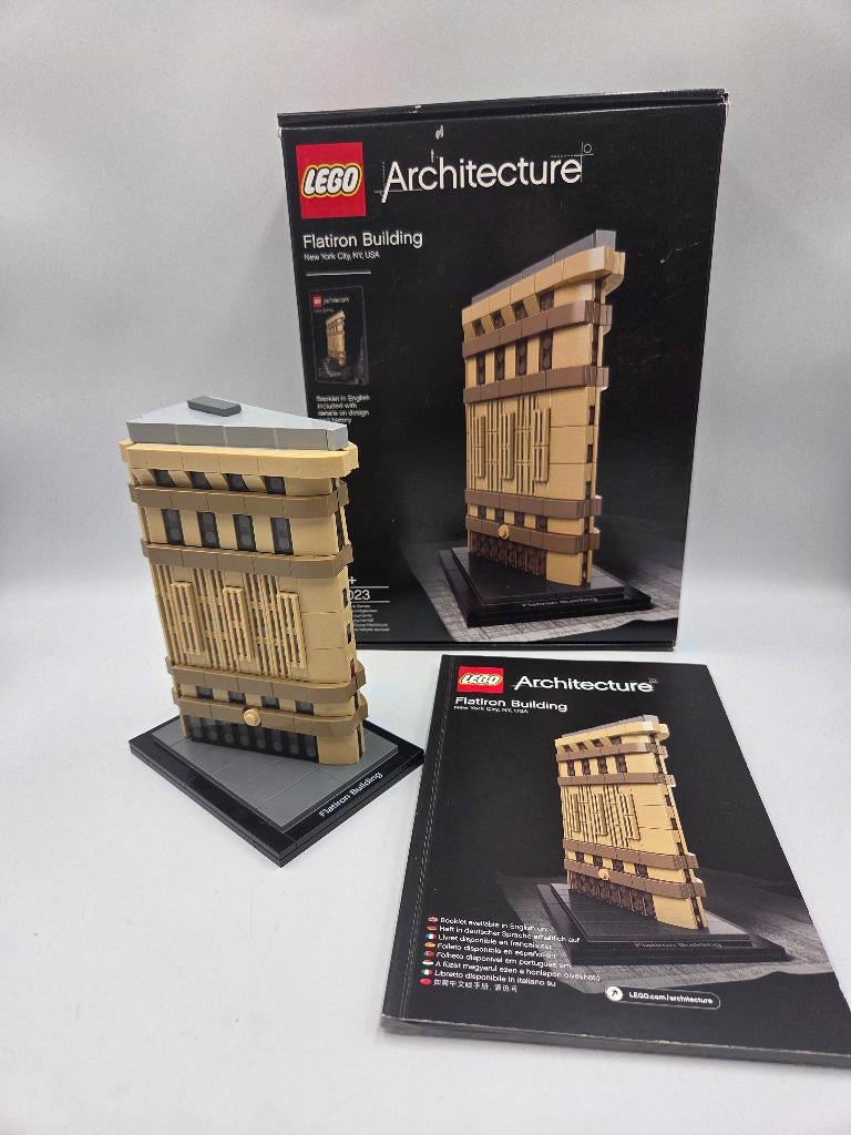 Lego Architecture 21023 Flatiron Building, Kinderen en Baby's, Speelgoed | Duplo en Lego, Zo goed als nieuw, Lego, Complete set