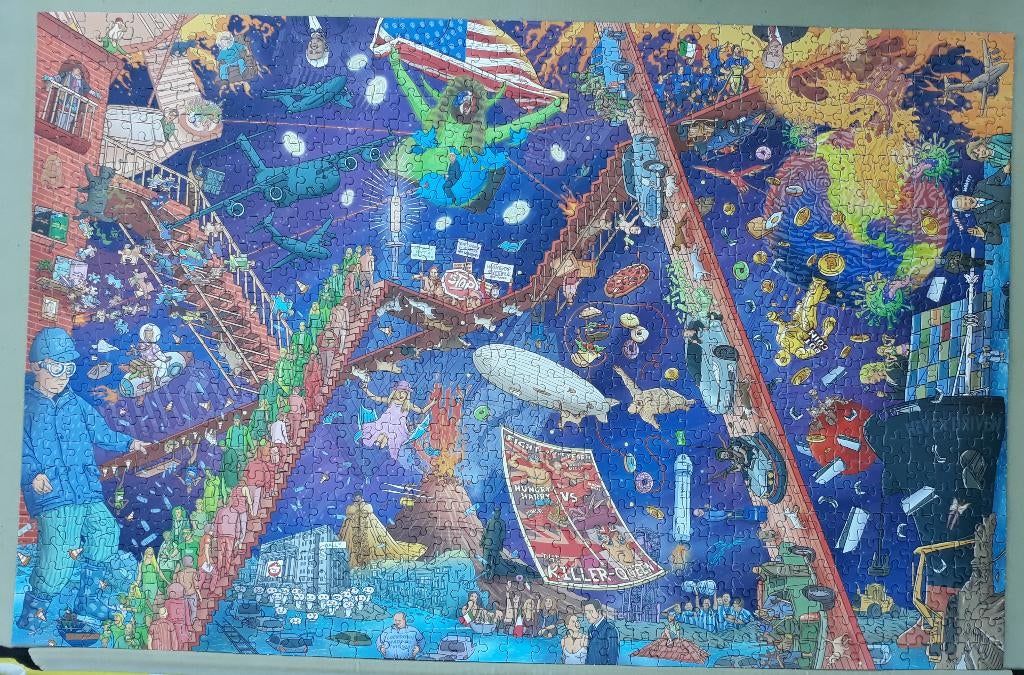 Puzzel The ups & downs of 2021 Piab, Ophalen, 500 t/m 1500 stukjes, Gebruikt, Legpuzzel