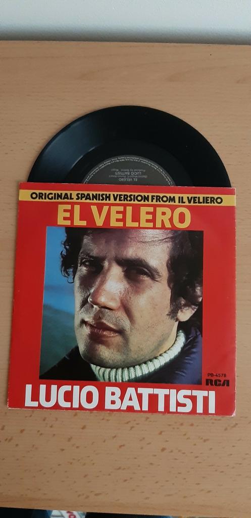Lucio Battisti célibataire. El Velero, Enlèvement ou Envoi, Comme neuf, Single