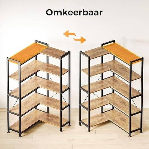 Bibliothèque d'angle | bibliothèque | LIVRAISON GRATUITE, Maison & Meubles, Neuf, -, COLESHOME, -
