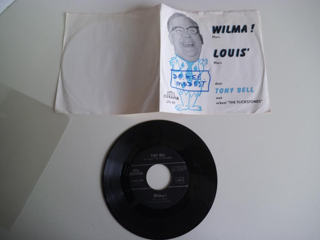 7" Tony Bell Wilma !, Enlèvement ou Envoi, Utilisé