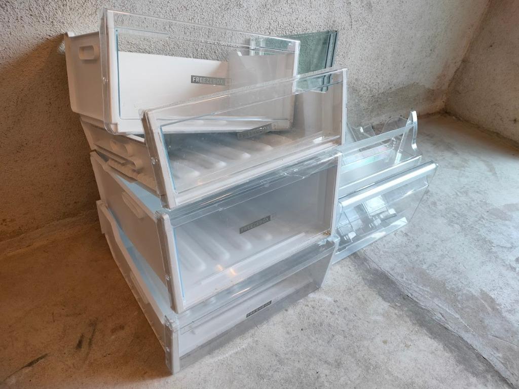 Lege bakken Frigo, Ophalen, Gebruikt
