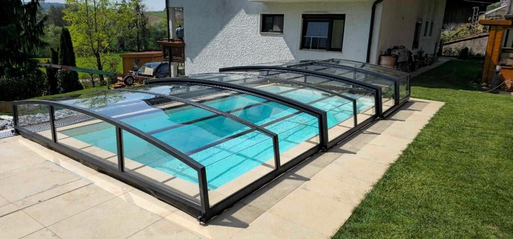 Zwembadoverdekking / pool cover 3,4x6,4x0,8 m , kleur DB703, Tuin en Terras, Ophalen of Verzenden, Nieuw, Overige typen