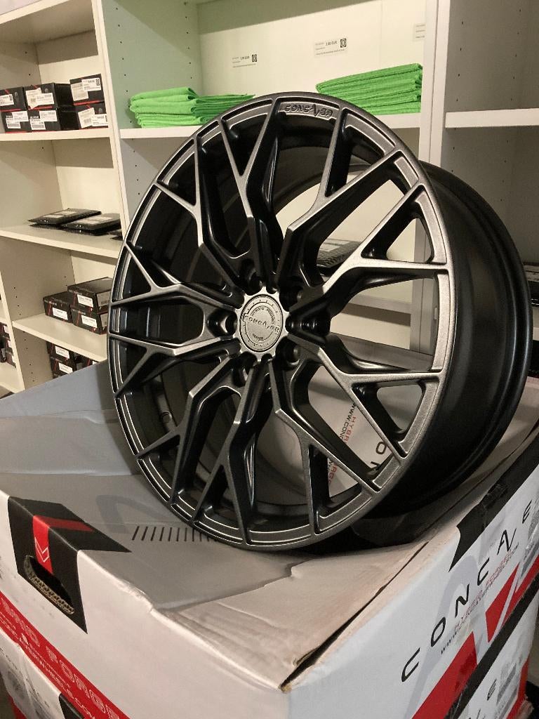 NIEUW Concaver Wheels CVR1 19inch 5x112 Carbon Graphite, Ophalen of Verzenden