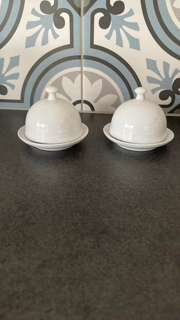 Boterpotjes 2 stuks te koop, Ophalen of Verzenden
