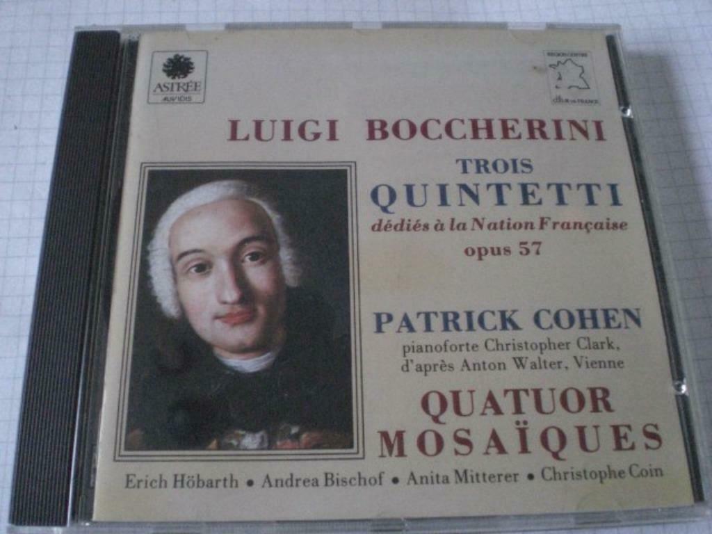 CD Luigi Boccherini / Patrick Cohen & Quatuor Mosaïques, Enlèvement ou Envoi, Autres types